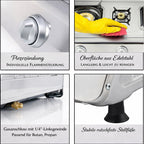 NGB-300 Edelstahl Gaskocher 3 flammig Campingkocher Propangas