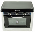 CO-01 Gaskocher 2 flammig mit Backofen Ofen Gasherd Probangas