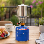 Mini Campingkocher faltbar 2 KW Gaskocher für Schraubventilkartuschen