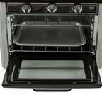 CO-01 Gaskocher 2 flammig mit Backofen Ofen Gasherd Probangas