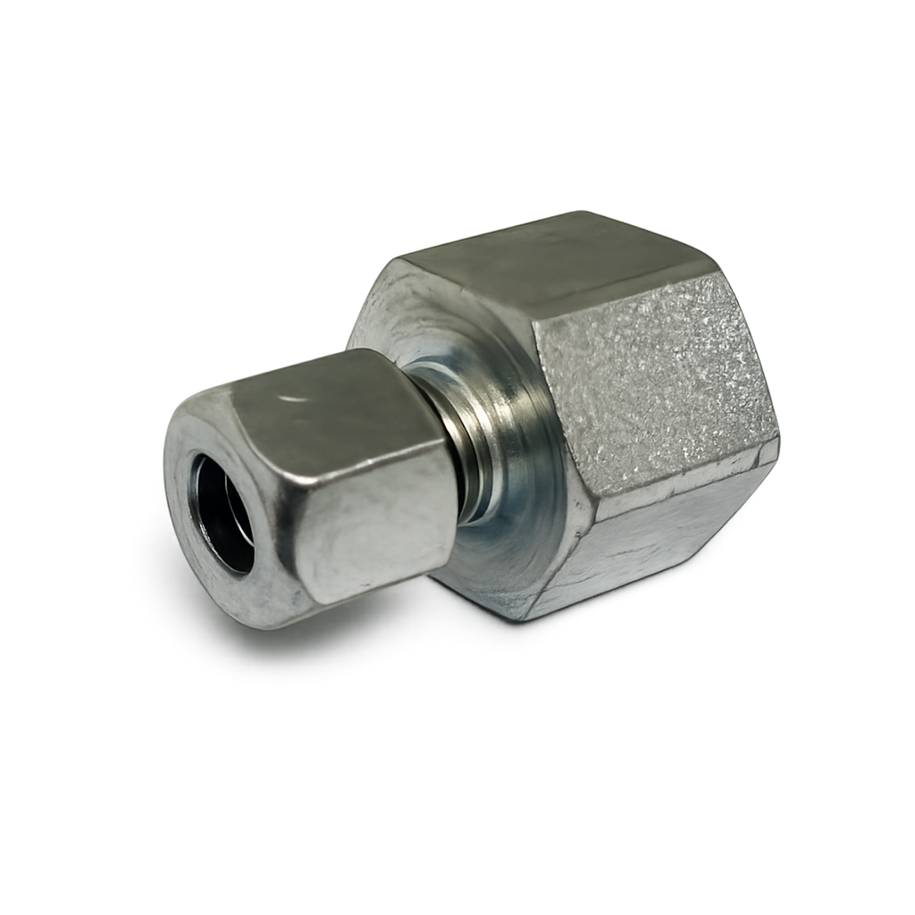 Aufschraubverschraubung 1/2 Zoll R auf 8 mm Schneidringadapter
