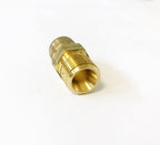 Gasschlauch-Verbinder 1/4" links × 1/4" links – Gasadapter Doppelnippel