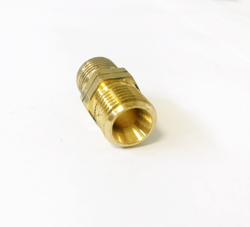 Gasschlauch-Verbinder 1/4" links × 1/4" links – Gasadapter Doppelnippel