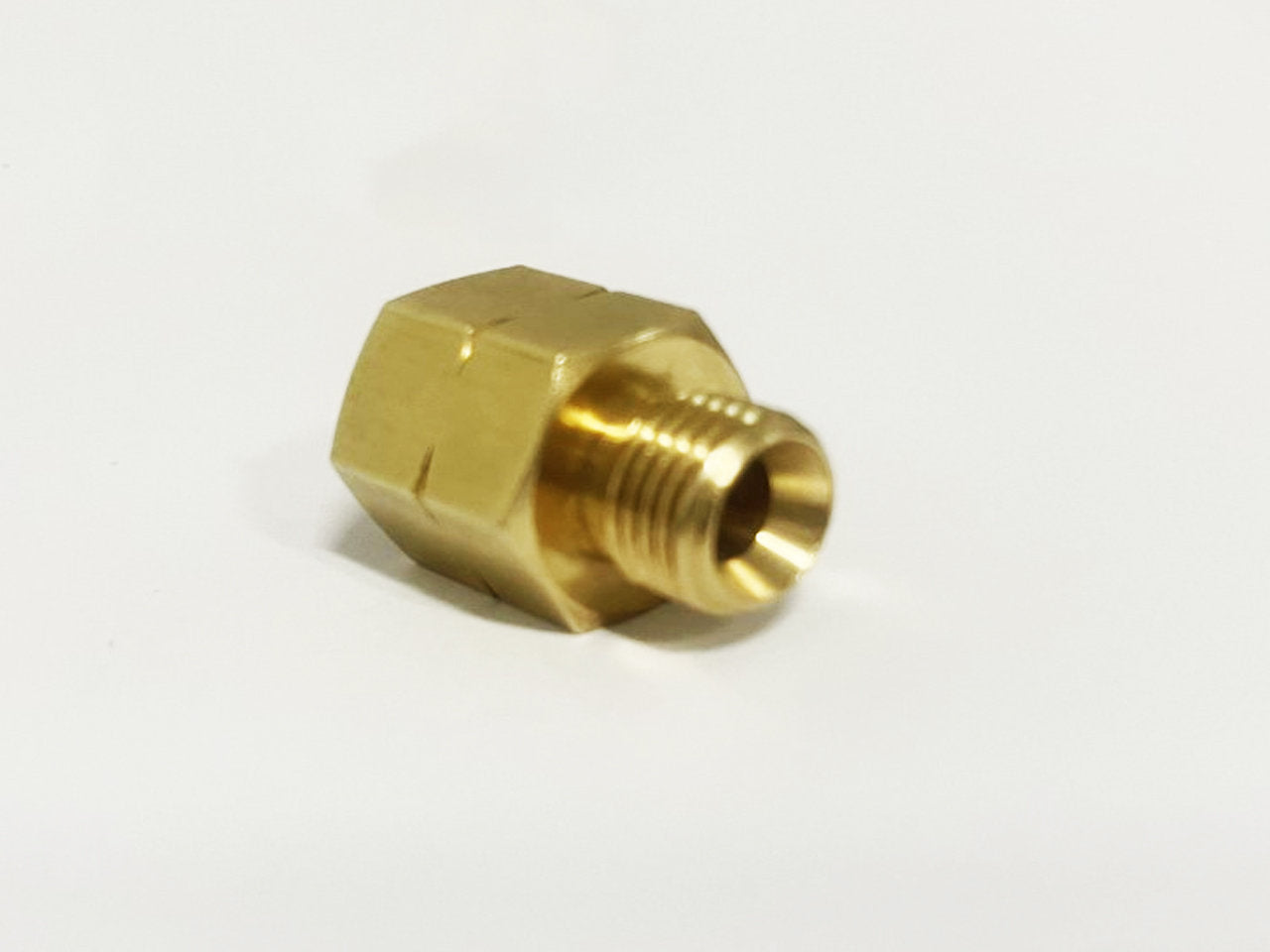 Verbindungsstück Übergang IG 3/8" links x AG 1/4" links Gasadapter