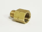 Verbindungsstück Übergang IG 3/8" links x AG 1/4" links Gasadapter