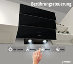 Phönix PHD-60GT Kopffrei Dunstabzugshaube 60cm - Wandhaube Abluft Umluft