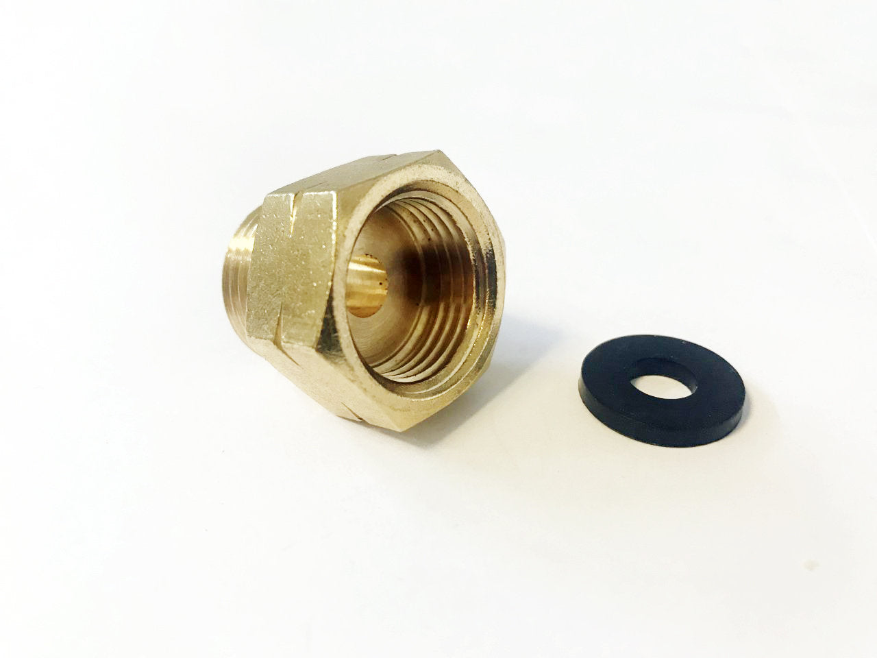 Zwischenstutzen Gasflaschenadapter Druckregler KLF x IG W21,8 x 1/14LH