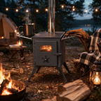 NJ FO-07 Camping-Holzofen 3,5 kW – Zeltofen, Terrassenofen & Gartenkamin