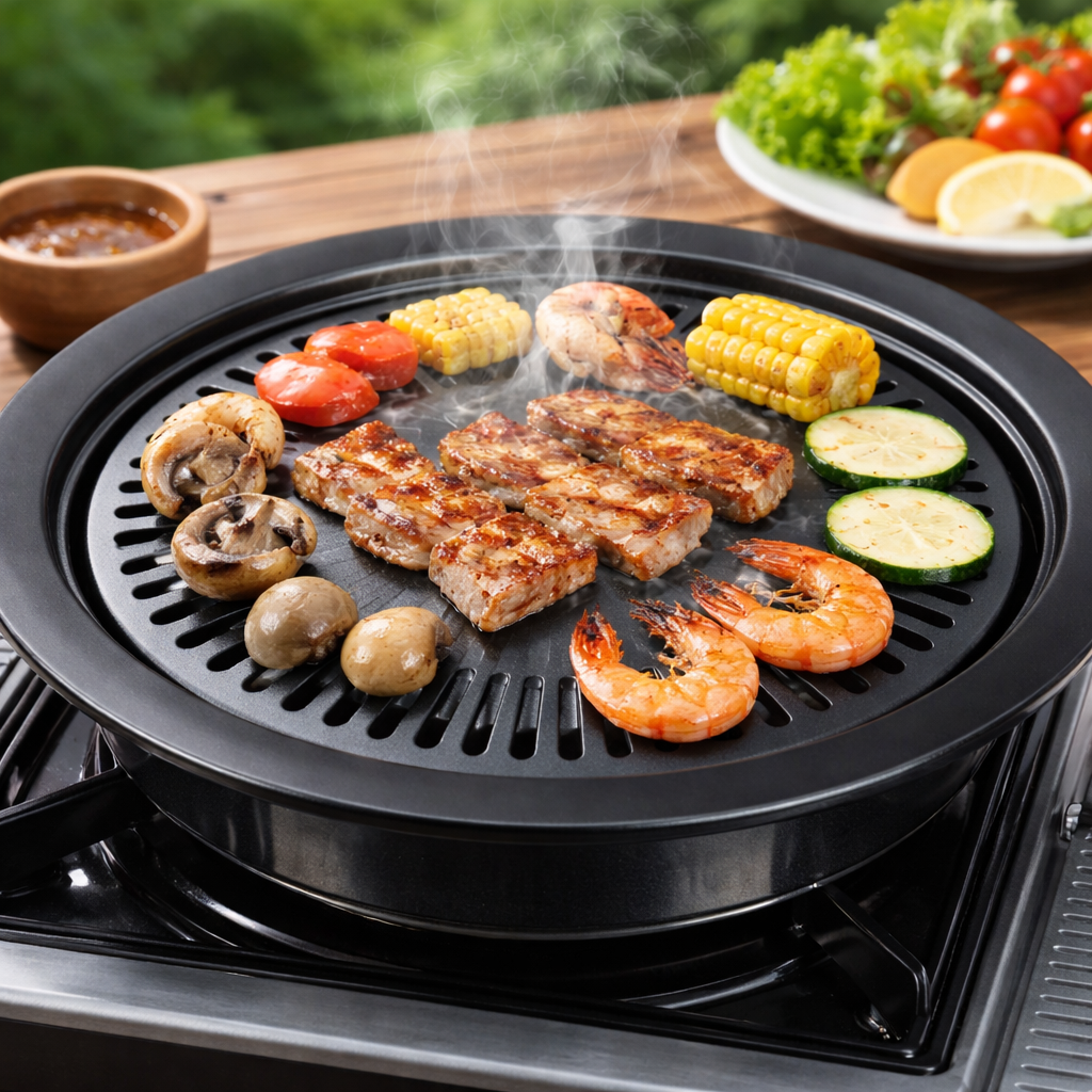 Grillaufsatz 32 cm für Camping-Gaskocher – Gasland24