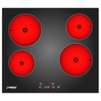 Phönix PC-604T Glaskeramikkochfeld 4 Zonen Glaskeramik Einbauherd