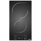 Phönix PC-302T Glaskeramikkochfeld 2 Zonen Glaskeramik Einbauherd, 9 Stufen, Timer