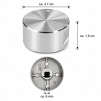 Drehknopf 6 mm für Gaskochfelder & Gaskocher – Bedienknopf