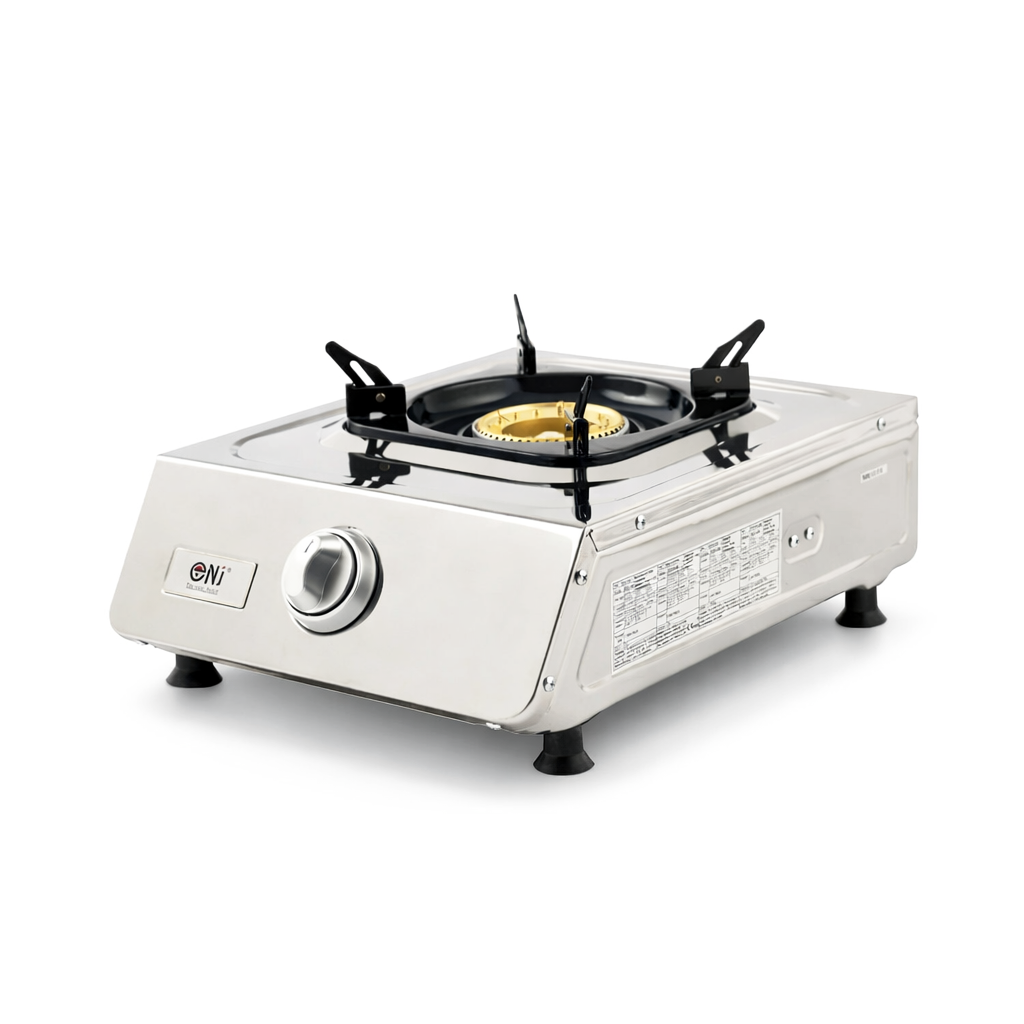 NGB-100 Edelstahl Camping Gaskocher 1 flammig Propan Campingkocher