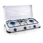 NJ-03 Gas Cooker 3-Burner for Camping Propane 4.25 KW Lid