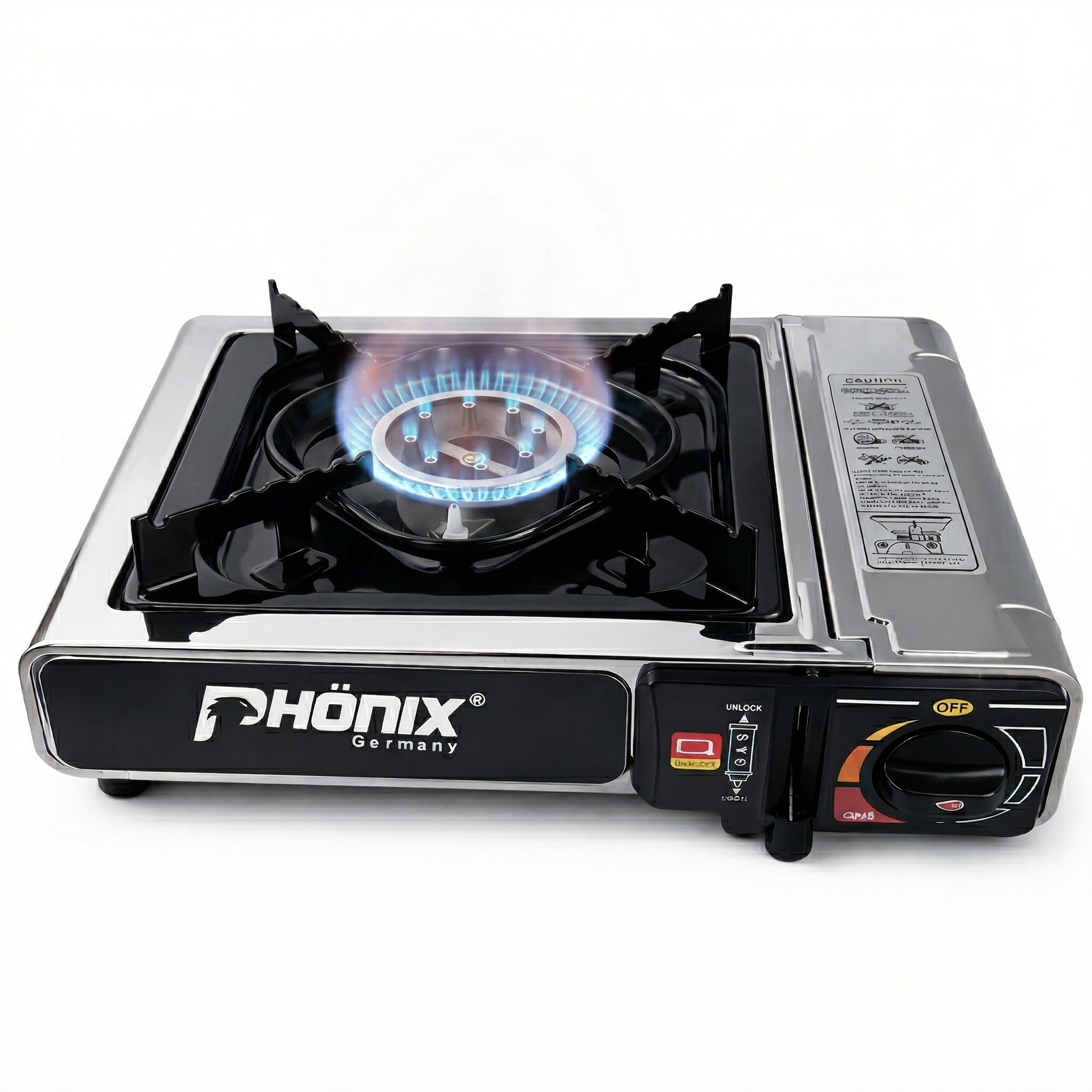 Phönix PC-20 Gaskocher Campingkocher 2,3 KW Picknickkocher