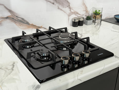 Phönix PE-450T Gaskochfeld 3 flammig Gaskocher emailliert Propan /H-Gas