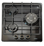 Phönix PE-450T Gaskochfeld 3 flammig Gaskocher emailliert Propan /H-Gas