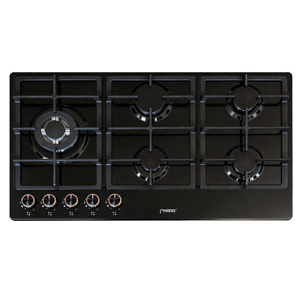 Phönix PE-901LT Gas Hob Gas Cooker 5-burner Enamelled Propane / Natural Gas