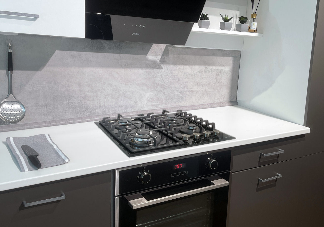 Phönix PG-603T Gaskochfeld 4 flammig Glas Einbauherd Propan /H-Gas