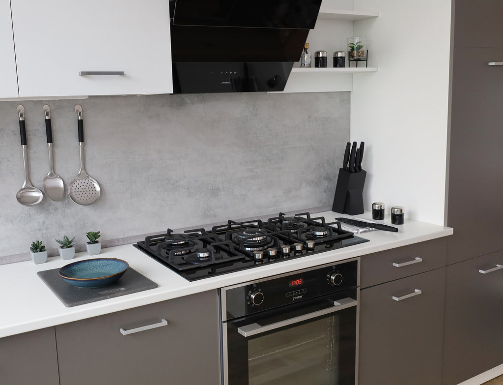 Phönix PG-901T Gaskochfeld 5 flammig Glas Einbauherd LPG/Erdgas