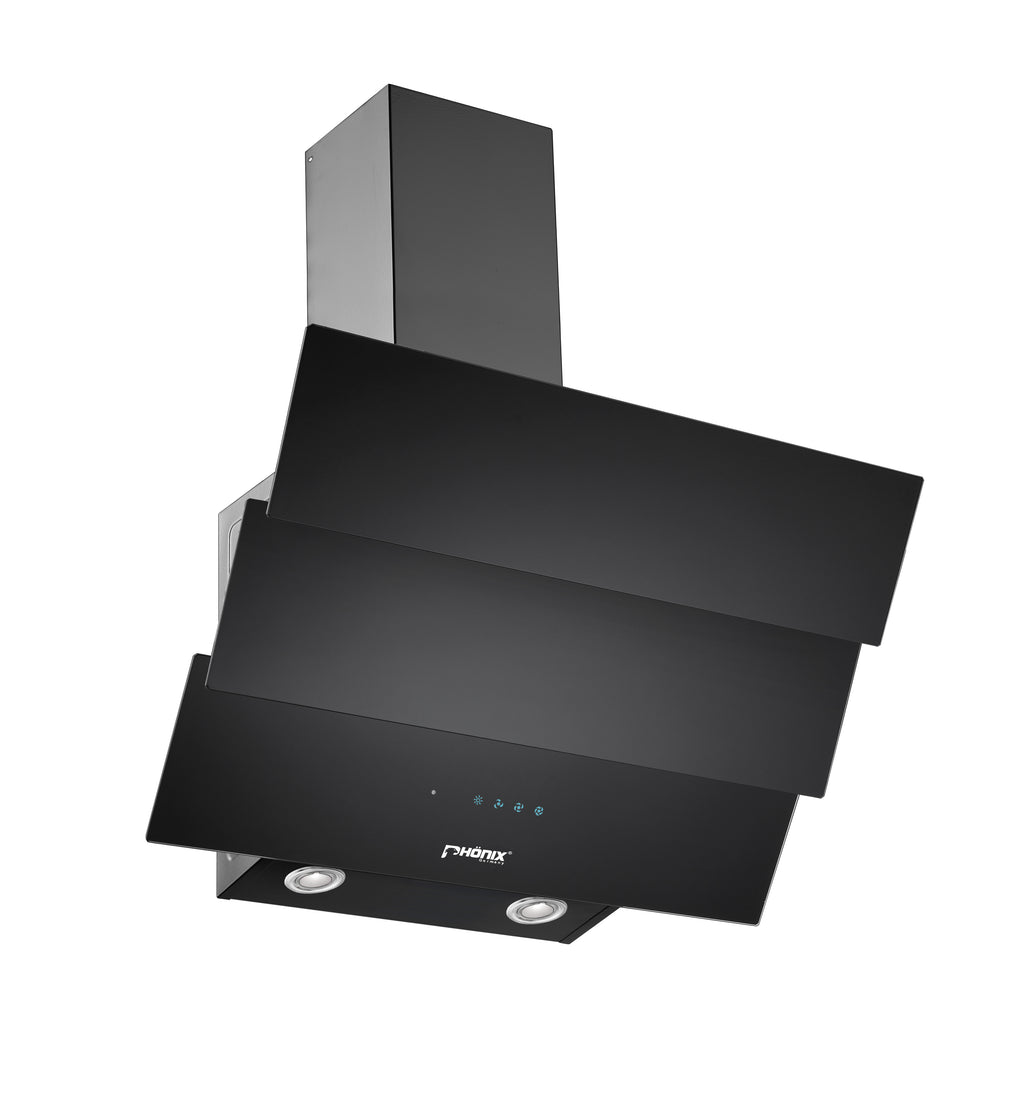 Phönix PHD-60GT kopffreie Dunstabzugshaube 60 cm schwarz