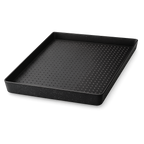 Antihaft-Grillplatte 25 × 22 cm aus Alu für Gaskocher und Gasgrill