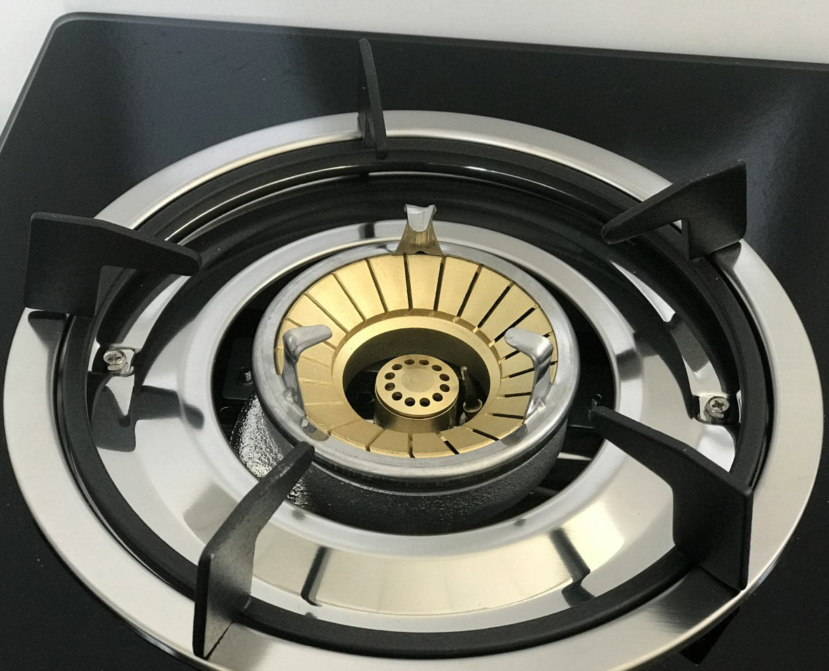 Phönix PS-2 Glas Gaskocher 2 flammig Propan mit Zündsicherung 8 KW