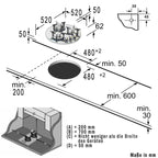 Phönix PG-603RT Gaskochfeld 3 flammig rund Gaskocher Propan /H-Gas +Set