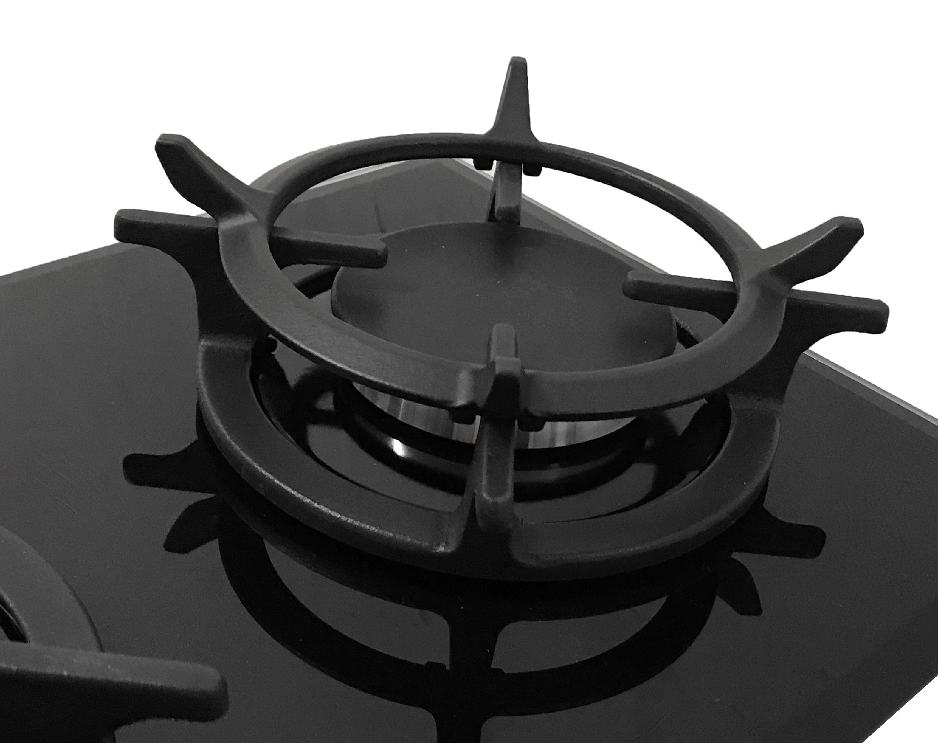 WOK Aufsatz 19cm Gusseisen Ring für Wokpfanne Wok-Aufsatzring