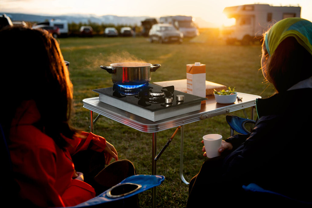 Phönix Domino-WGL Wohnmobil Gaskochfeld Gaskocher 2 flammig Bootkocher
