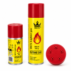 Feuerzeuggas Nachfüllgas Butan 140ml / 300ml Universalgas inkl. 5 Adapter
