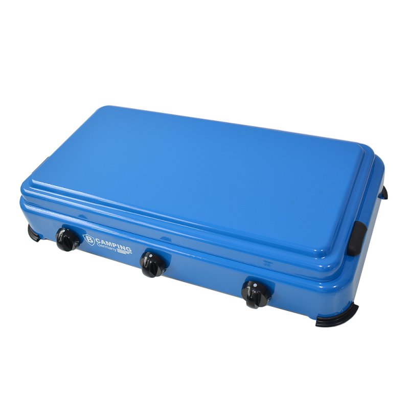 Gaskocher 3-flammig (TRIO+) mit Gas-Anschluss (G1/4)