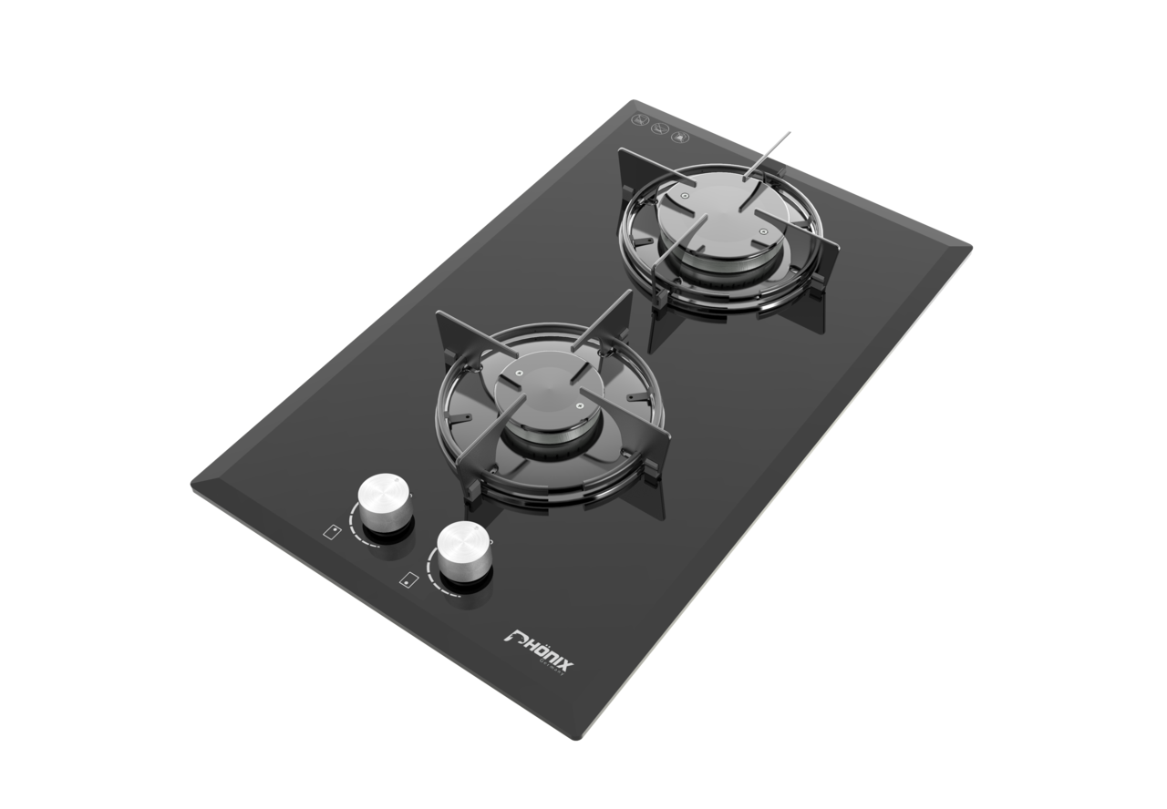 Phönix Domino-WGL Wohnmobil Gaskochfeld Gaskocher 2 flammig Bootkocher