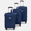 Trolley Set Reisekoffer 3-teilig - 360° Rollen Kofferset Stoffkoffer