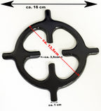 Gasherdkreuz 16 cm – Herdaufsatz für kleine Kannen & Töpfe
