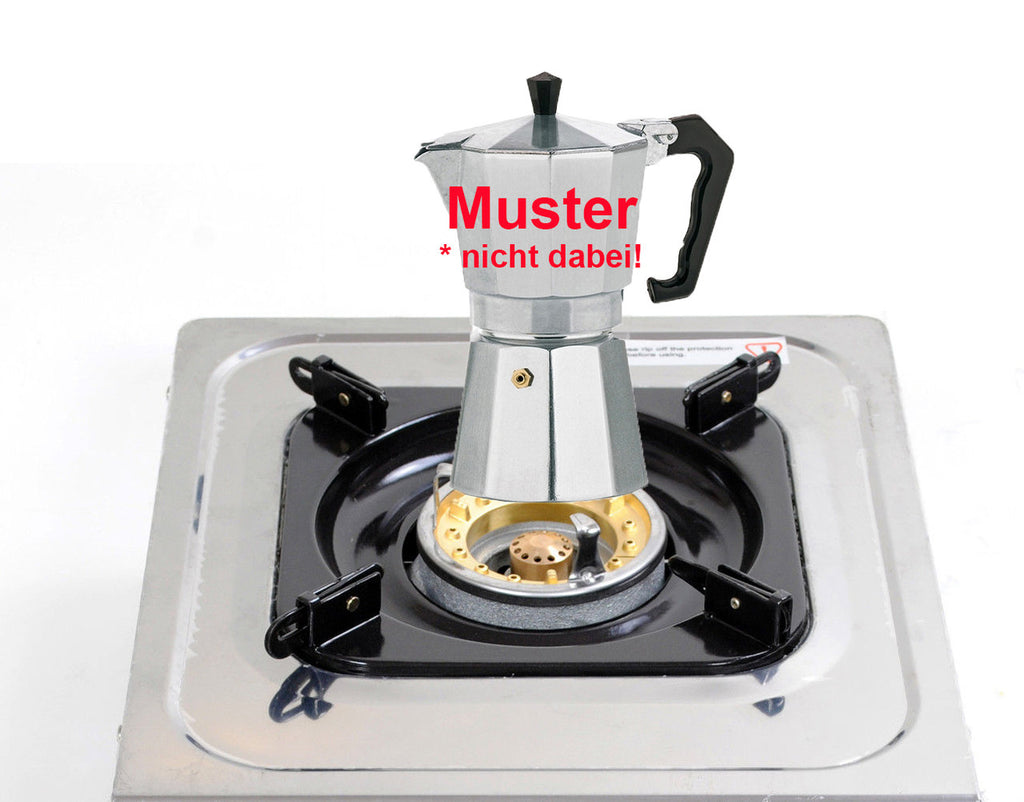 NGB-100 Edelstahl Camping Gaskocher 1 flammig Propan Campingkocher