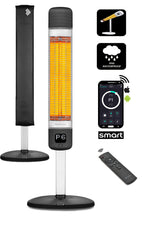 LUXEVA Smart Carbon Infrarot Standheizstrahler 1000-2500W Heizstrahler