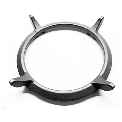 Wok-Aufsatz 19 cm aus Gusseisen für Gaskochfeld und Wokpfanne